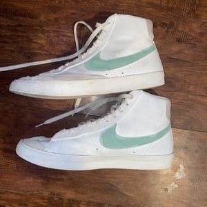 Nike Blazers, they are lightly worn, and have no stains, or scratches